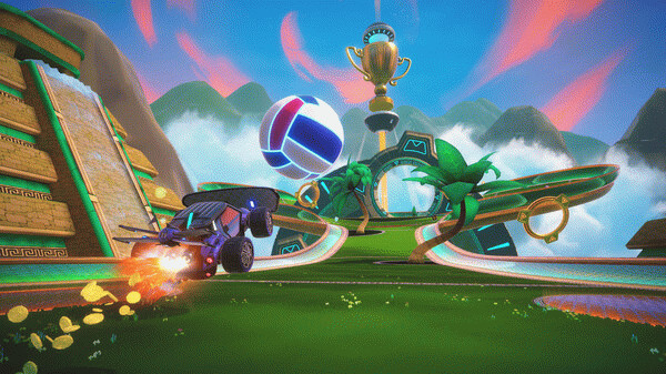 Игра Turbo Golf Racing, скриншот