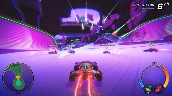 Игра Turbo Golf Racing, скриншот