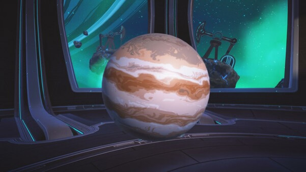 Игра Turbo Golf Racing: Space Explorer's Galactic Ball Set, скриншот