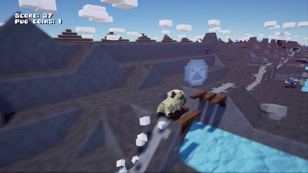 Игра Turbo Pug 3D, скриншот