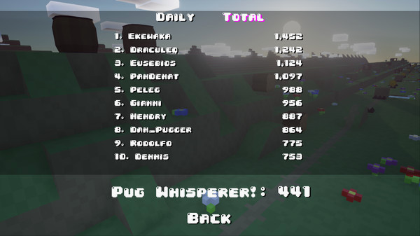 Игра Turbo Pug 3D, скриншот