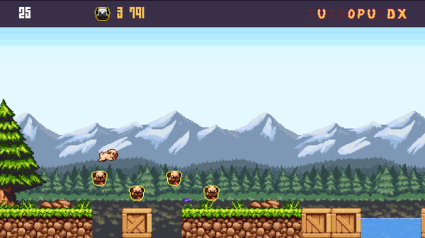 Игра Turbo Pug DX, скриншот