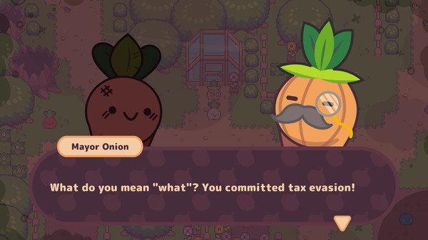 Игра Turnip Boy Commits Tax Evasion, скриншот