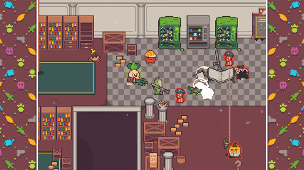 Игра Turnip Boy Robs a Bank, скриншот