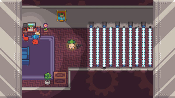 Игра Turnip Boy Robs a Bank, скриншот