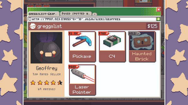 Игра Turnip Boy Robs a Bank, скриншот