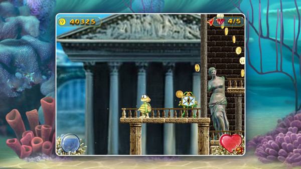 Игра Turtle Odyssey, скриншот
