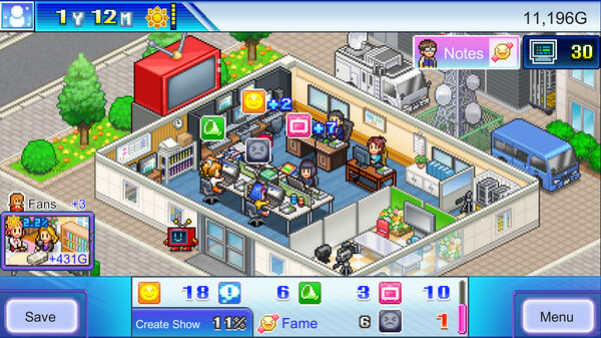 Игра TV Studio Story, скриншот