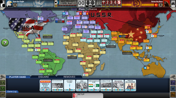 Игра Twilight Struggle, скриншот
