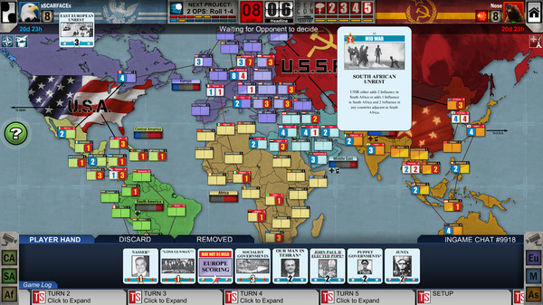 Игра Twilight Struggle, скриншот
