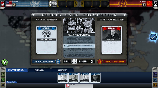 Игра Twilight Struggle - Turn Zero & Promo Cards, скриншот