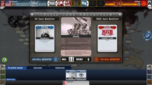 Игра Twilight Struggle - Turn Zero & Promo Cards, скриншот