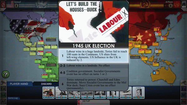 Игра Twilight Struggle - Turn Zero & Promo Cards, скриншот