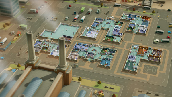Игра Two Point Hospital, скриншот