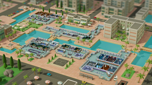 Игра Two Point Hospital, скриншот