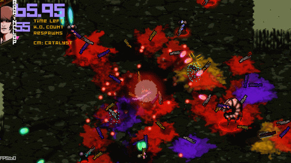 Игра UBERMOSH:BLACK, скриншот