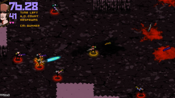 Игра UBERMOSH:BLACK, скриншот