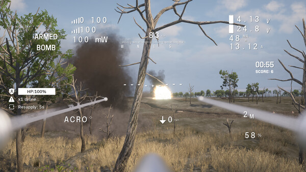Игра Ukrainian Fight Drone Simulator, скриншот