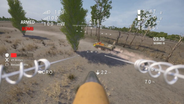 Игра Ukrainian Fight Drone Simulator, скриншот