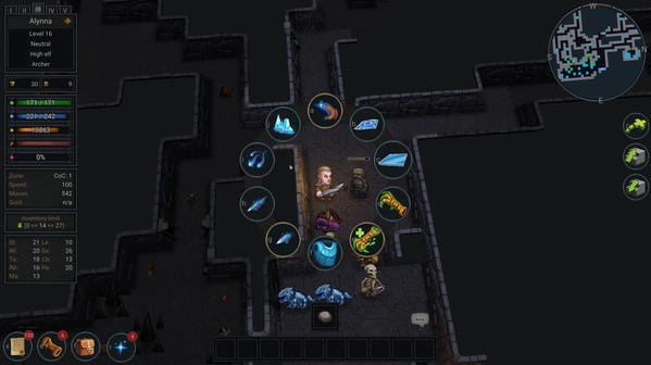 Игра Ultimate ADOM - Caverns of Chaos, скриншот