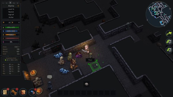 Игра Ultimate ADOM - Caverns of Chaos, скриншот