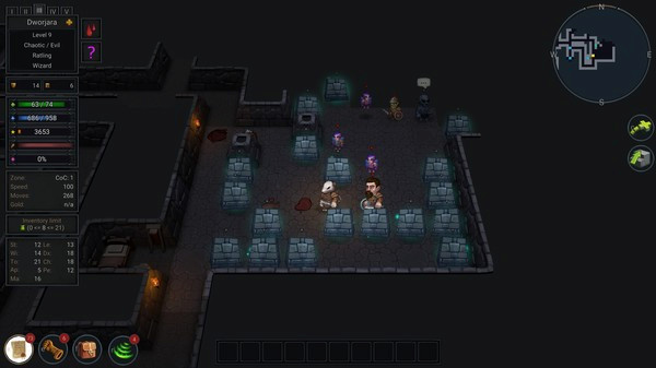 Игра Ultimate ADOM - Caverns of Chaos, скриншот