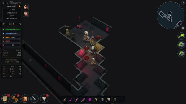 Игра Ultimate ADOM - Caverns of Chaos, скриншот