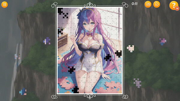 Игра Ultimate Anime Jigsaw Puzzle, скриншот