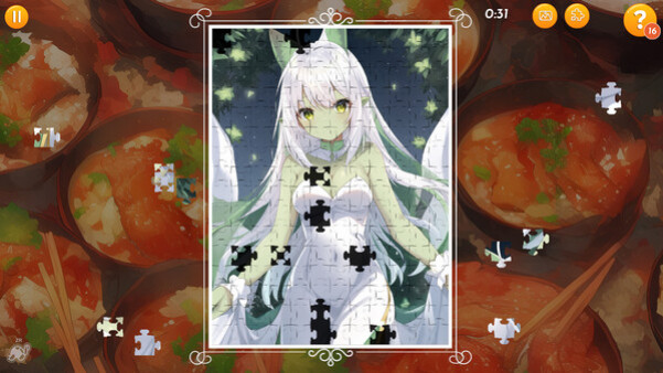 Игра Ultimate Anime Jigsaw Puzzle, скриншот