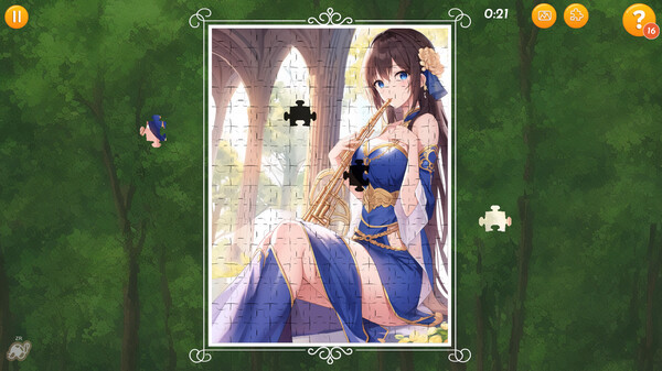 Игра Ultimate Anime Jigsaw Puzzle, скриншот