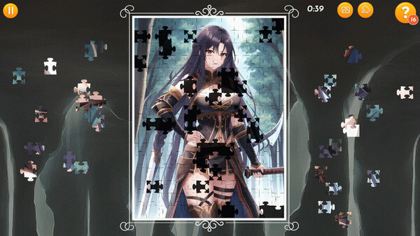 Игра Ultimate Anime Jigsaw Puzzle, скриншот
