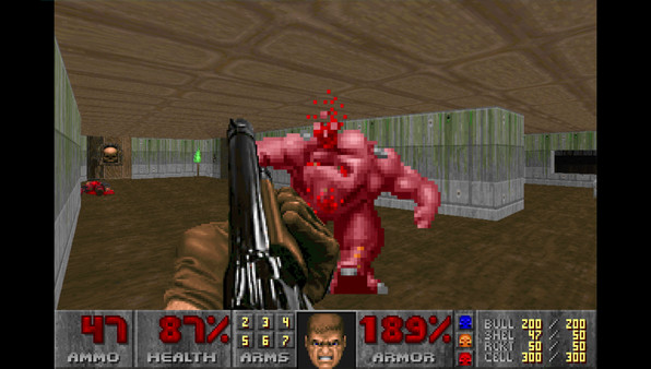 Игра Ultimate Doom, скриншот