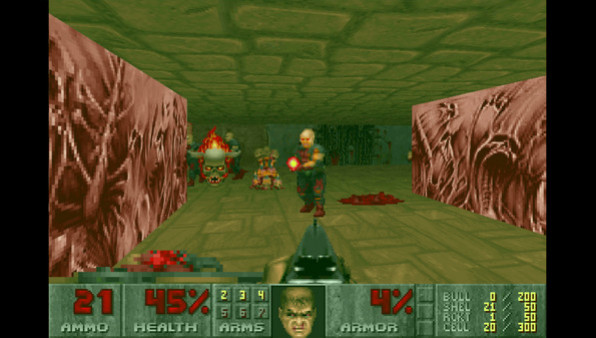 Игра Ultimate Doom, скриншот