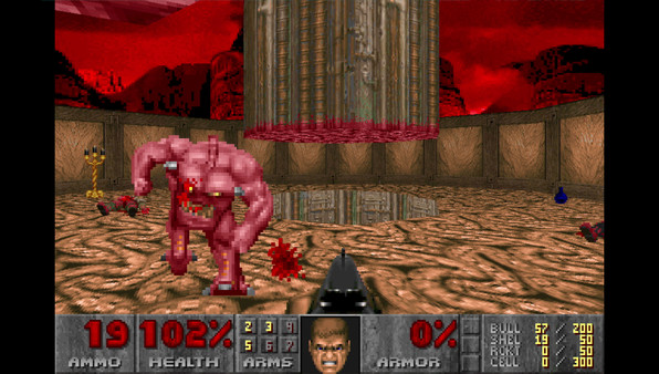 Игра Ultimate Doom, скриншот