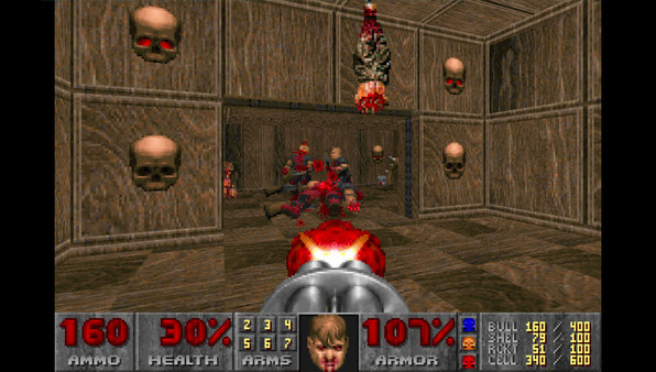 Игра Ultimate Doom, скриншот