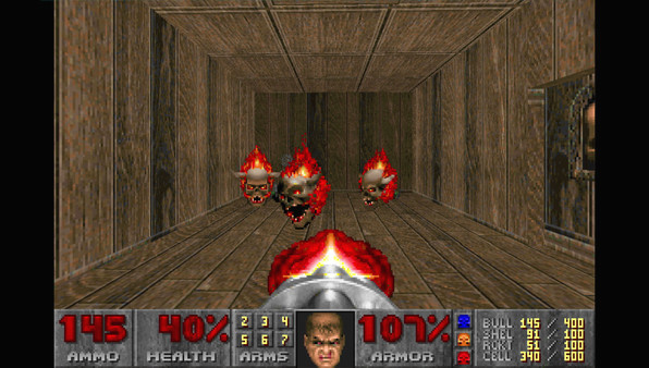 Игра Ultimate Doom, скриншот