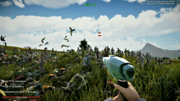 Игра Ultimate Epic Battle Simulator 2, скриншот