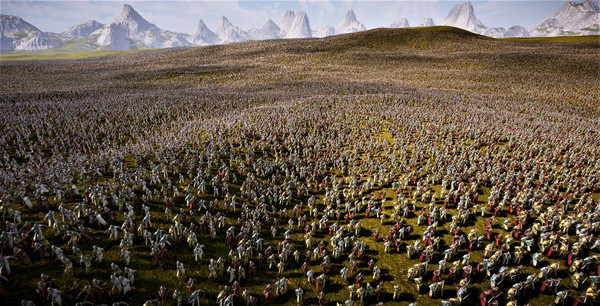 Игра Ultimate Epic Battle Simulator 2, скриншот