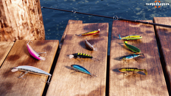 Игра Ultimate Fishing Simulator - Sakura Lures DLC, скриншот