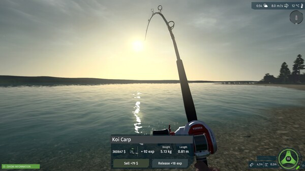 Игра Ultimate Fishing Simulator - Taupo Lake DLC, скриншот