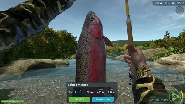 Игра Ultimate Fishing Simulator - Taupo Lake DLC, скриншот