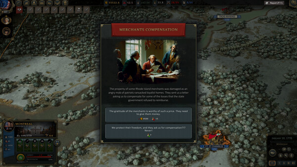 Игра Ultimate General: American Revolution, скриншот