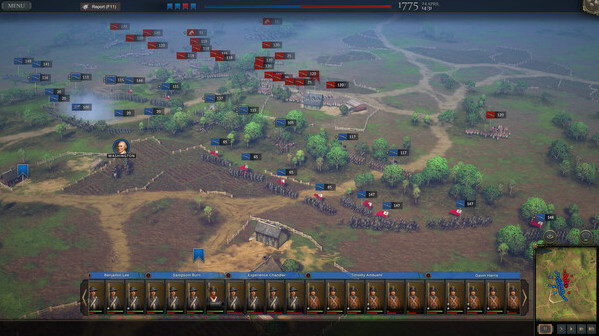 Игра Ultimate General: American Revolution, скриншот