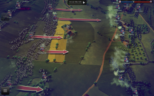 Игра Ultimate General: Gettysburg, скриншот