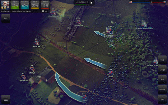 Игра Ultimate General: Gettysburg, скриншот