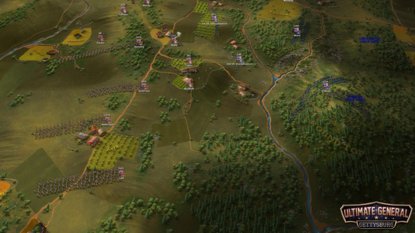 Игра Ultimate General: Gettysburg, скриншот