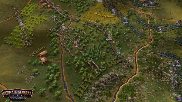 Игра Ultimate General: Gettysburg, скриншот