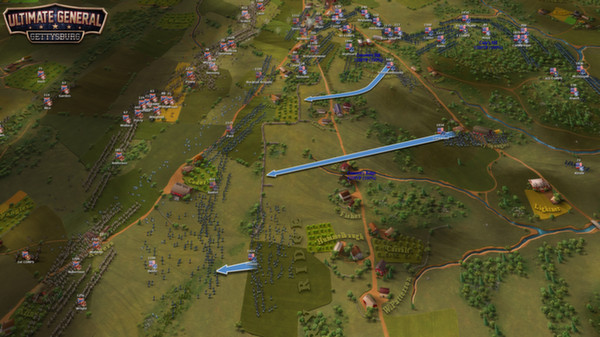Игра Ultimate General: Gettysburg, скриншот