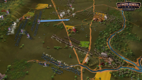 Игра Ultimate General: Gettysburg, скриншот
