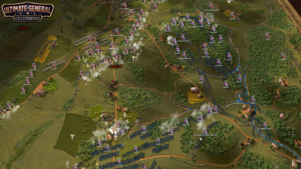 Игра Ultimate General: Gettysburg, скриншот